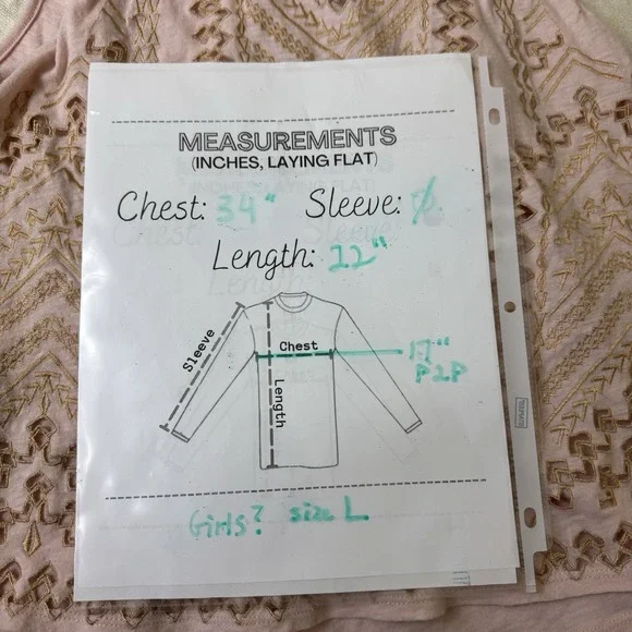 Democracy Tank Top Womens L Pink Embroidered Cottagecore Boho Festival Peasant - Picture 7 of 8